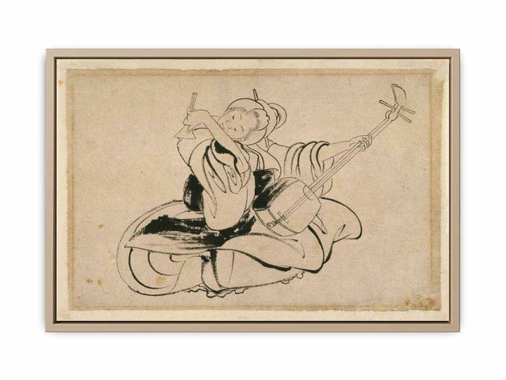 Seated Woman with Shamisen