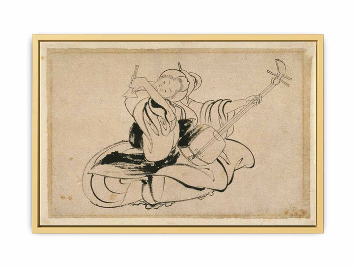 Seated Woman with Shamisen