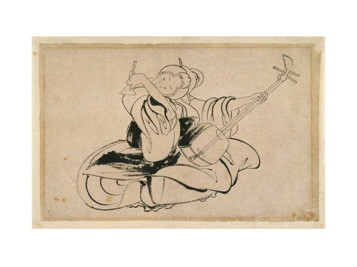 Seated Woman with Shamisen