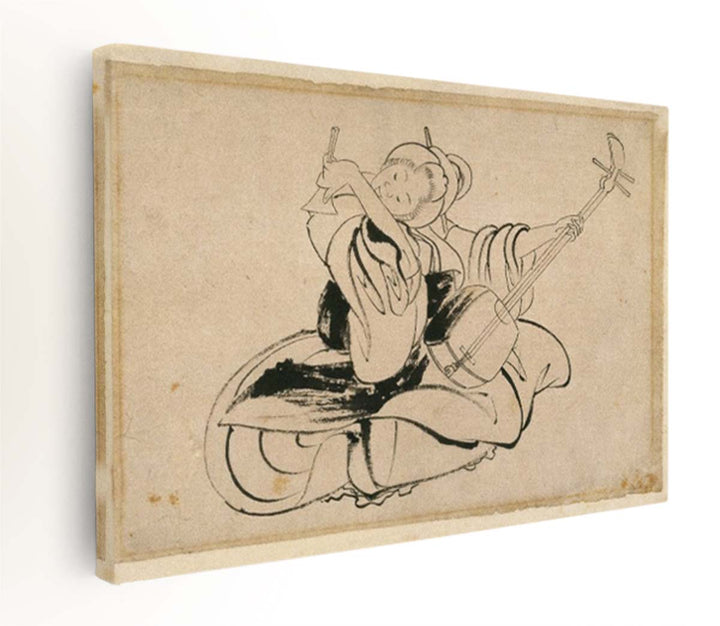 Seated Woman with Shamisen