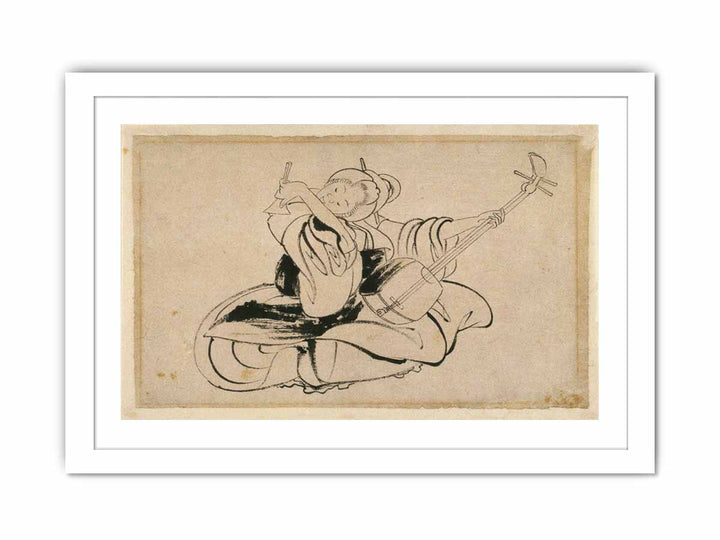 Seated Woman with Shamisen