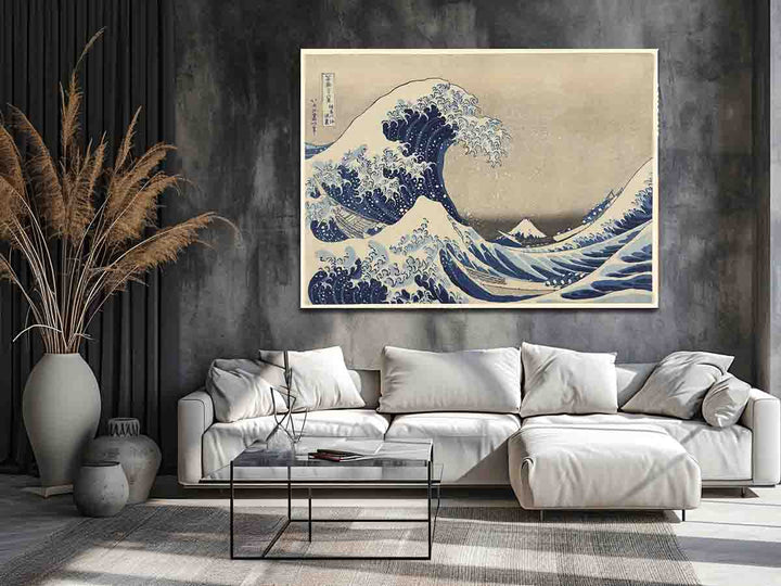 Mount Fuji Seen Below a Wave at Kanagawa