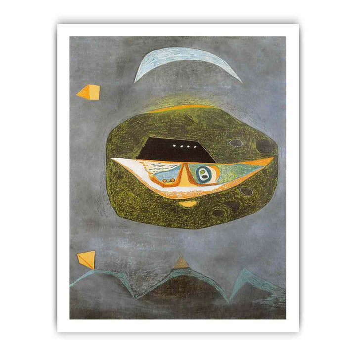 Mask with moon