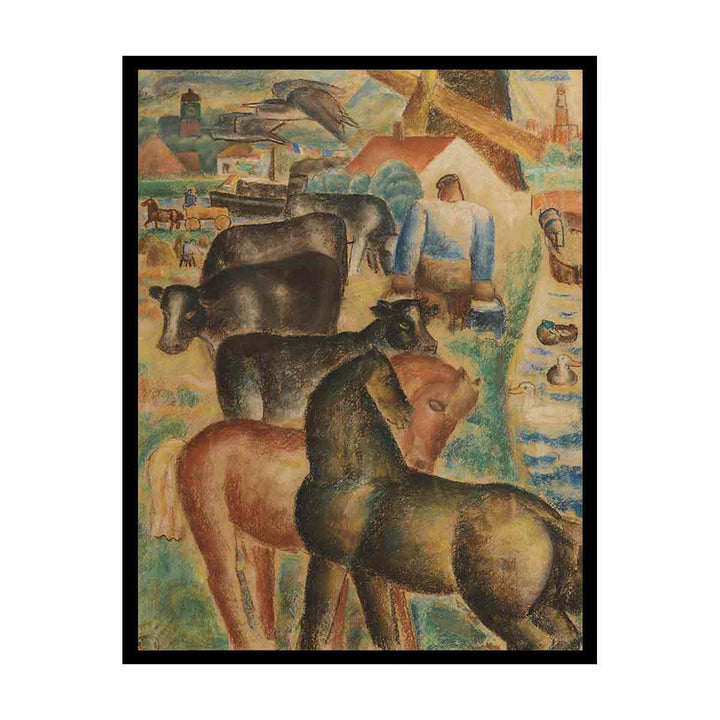 Leo Gestel Milking time on the farm