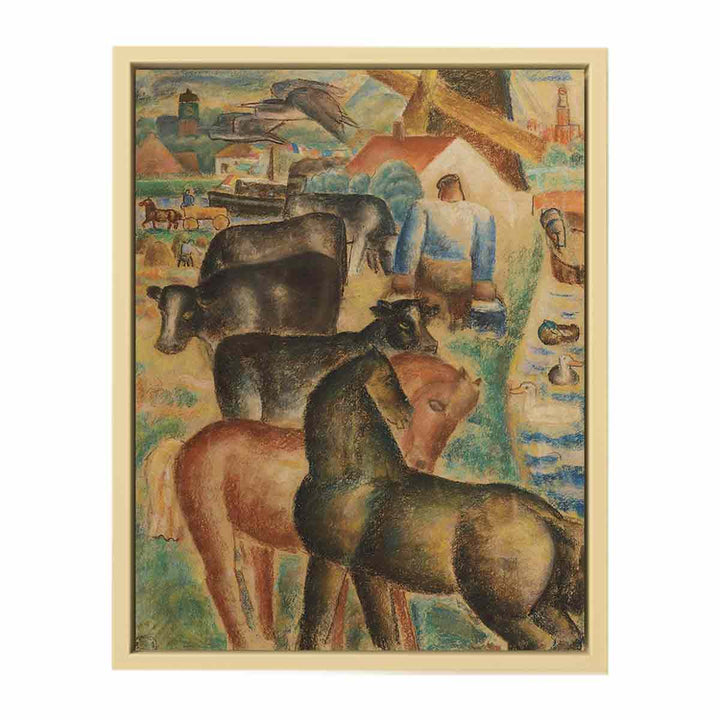 Leo Gestel Milking time on the farm