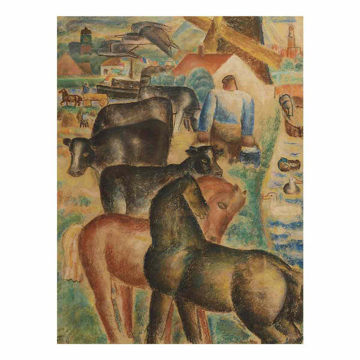 Leo Gestel Milking time on the farm