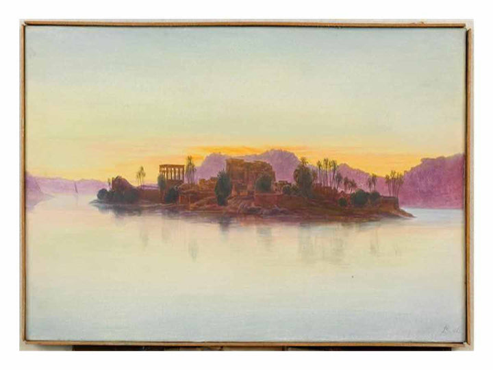  Coucher de soleil sur l'île de Philae