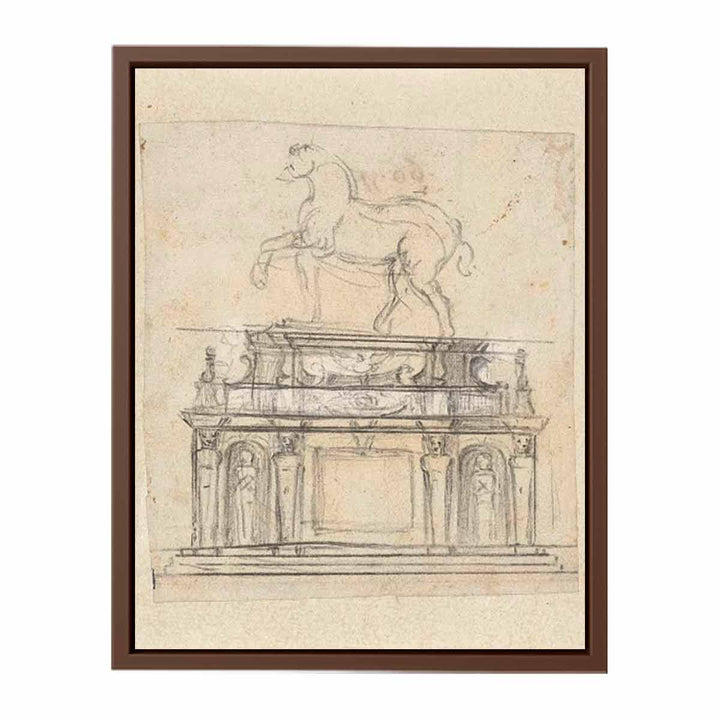 Design For A Statue Of Henry II Of France On Horseback