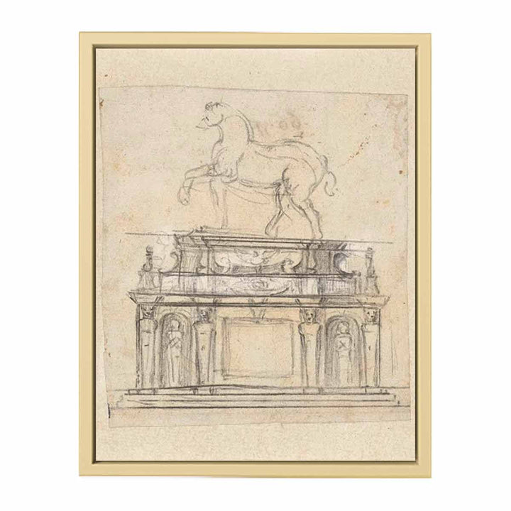 Design For A Statue Of Henry II Of France On Horseback