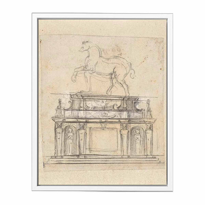 Design For A Statue Of Henry II Of France On Horseback