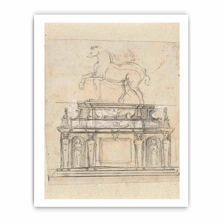 Design For A Statue Of Henry II Of France On Horseback