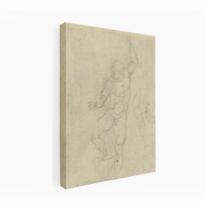 Study for a Risen Christ (verso)