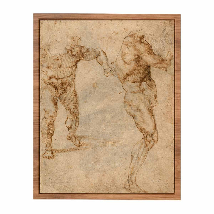 Two Nude Studies (recto)