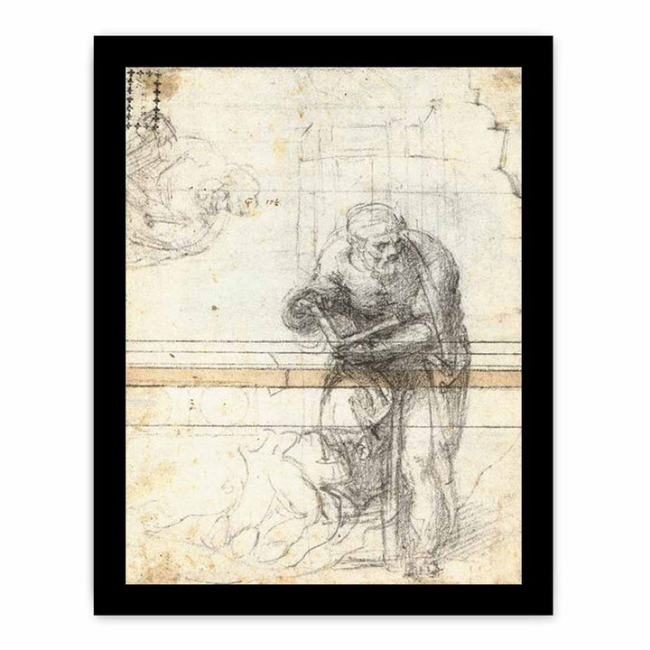 Study of a Prophet or Evangelist (verso)