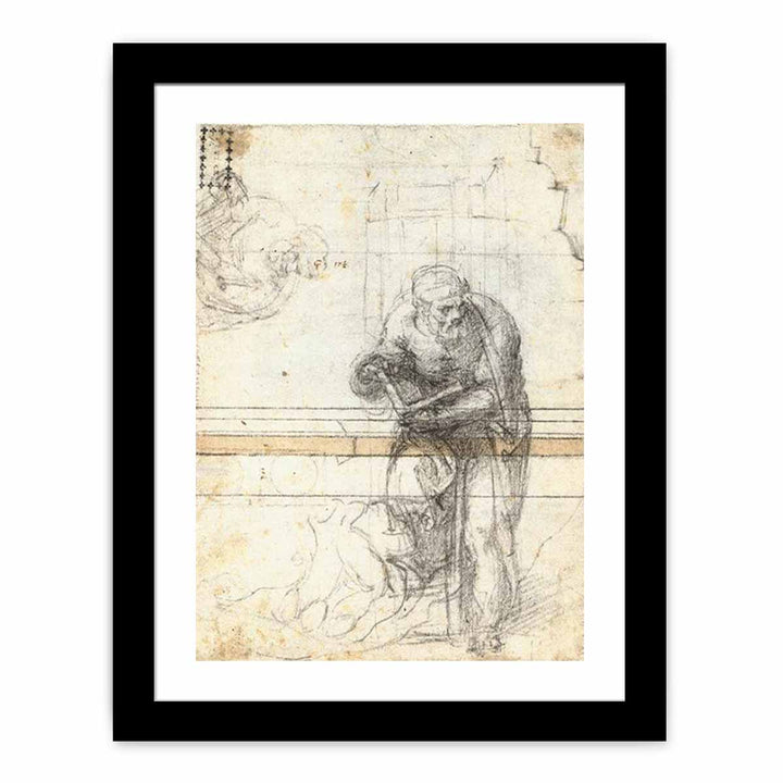 Study of a Prophet or Evangelist (verso)