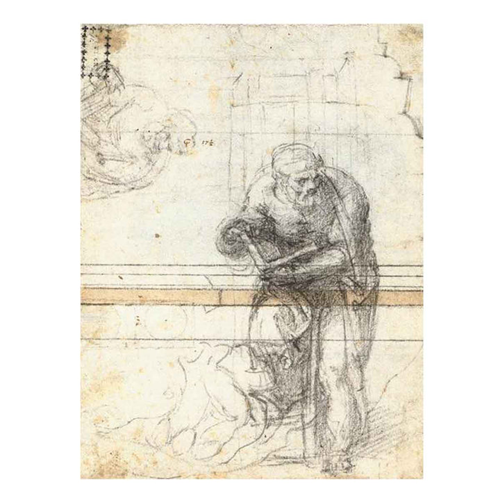 Study of a Prophet or Evangelist (verso)