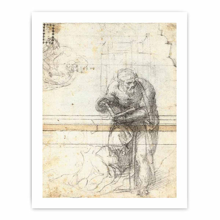 Study of a Prophet or Evangelist (verso)