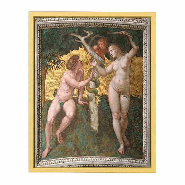The Stanza della Segnatura Ceiling: Adam and Eve [detail: 1]