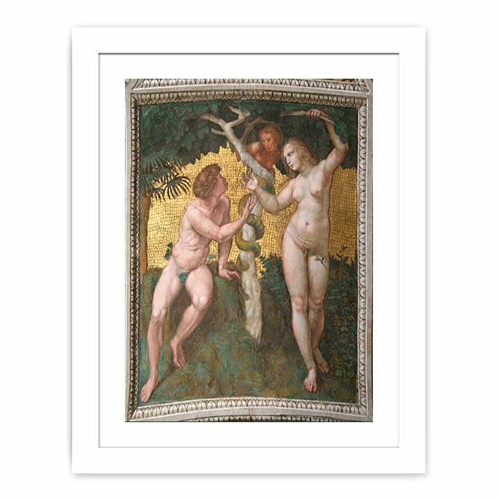 The Stanza della Segnatura Ceiling: Adam and Eve [detail: 1]