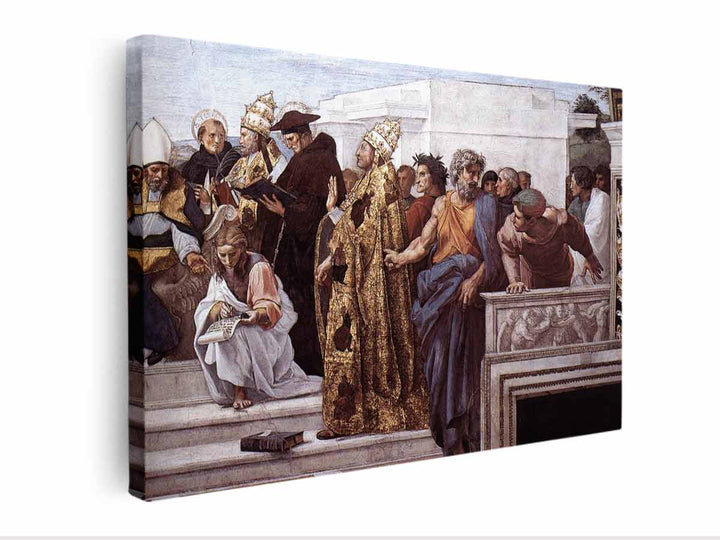 Disputation of the Holy Sacrament (La Disputa) [detail: 13]