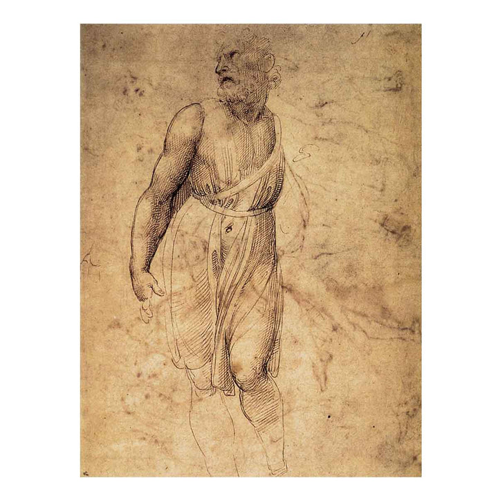 Study after Michelangelo's St Matthew