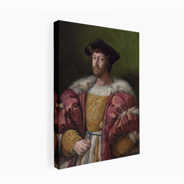 Portrait of Lorenzo de' Medici, Duke of Urbino (1492-1519), three-quarter-length, holding a gold box