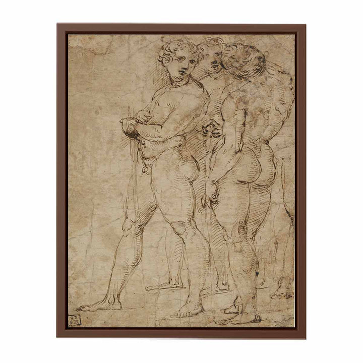 Three Standing Nude Men