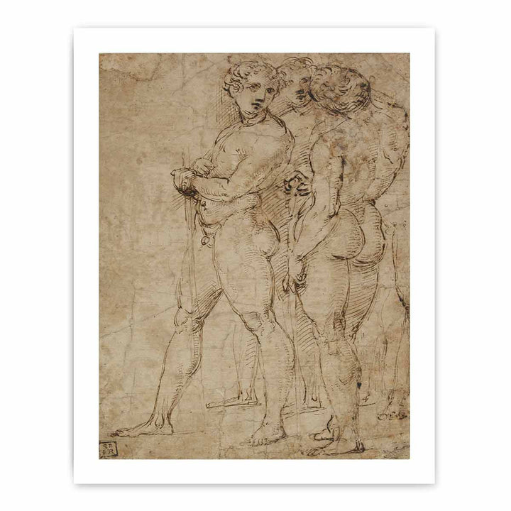 Three Standing Nude Men