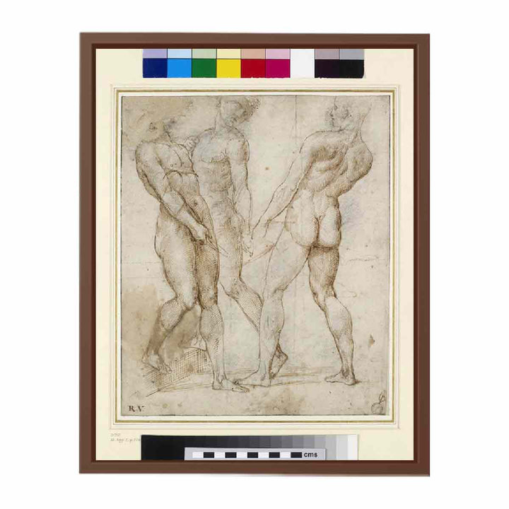 Study of Three Nude Bearers