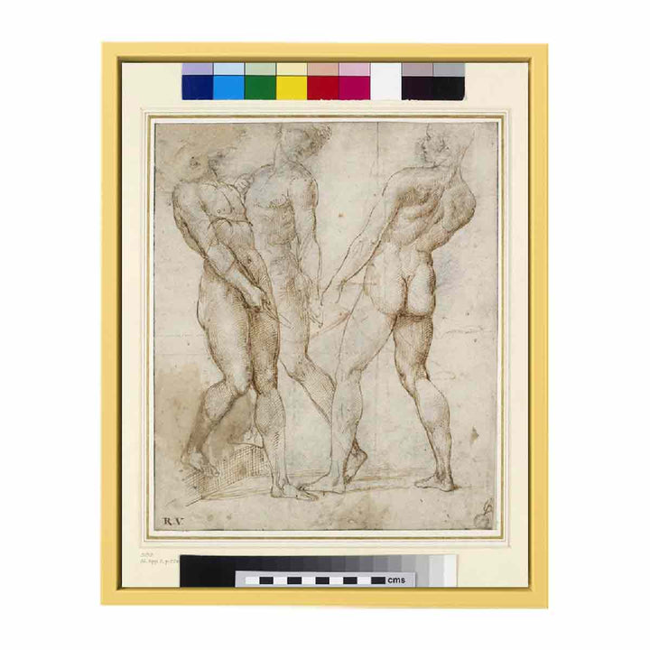 Study of Three Nude Bearers