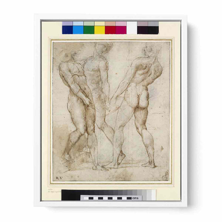 Study of Three Nude Bearers