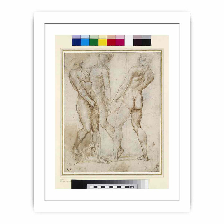 Study of Three Nude Bearers