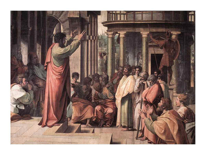 St Paul Preaching In Athens