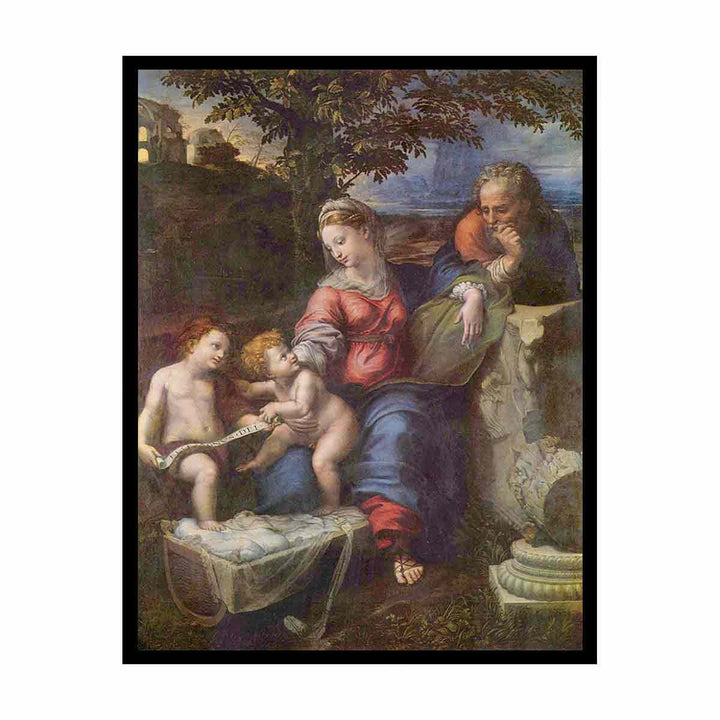 Holy Family under the oak, with John the Baptist