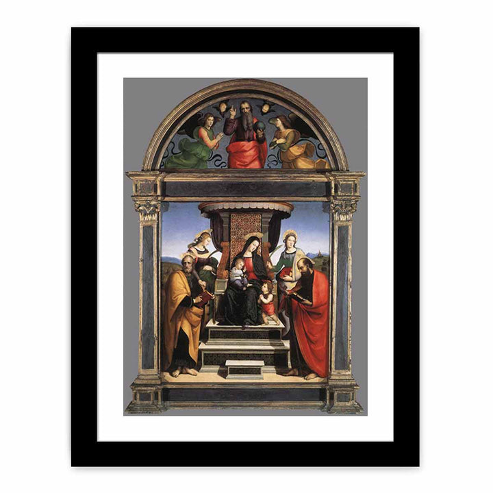 Madonna And Child Enthroned With Saints