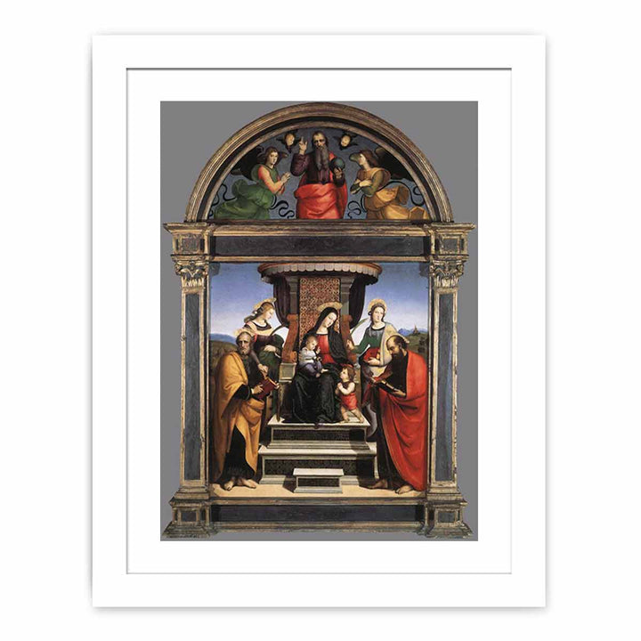 Madonna And Child Enthroned With Saints