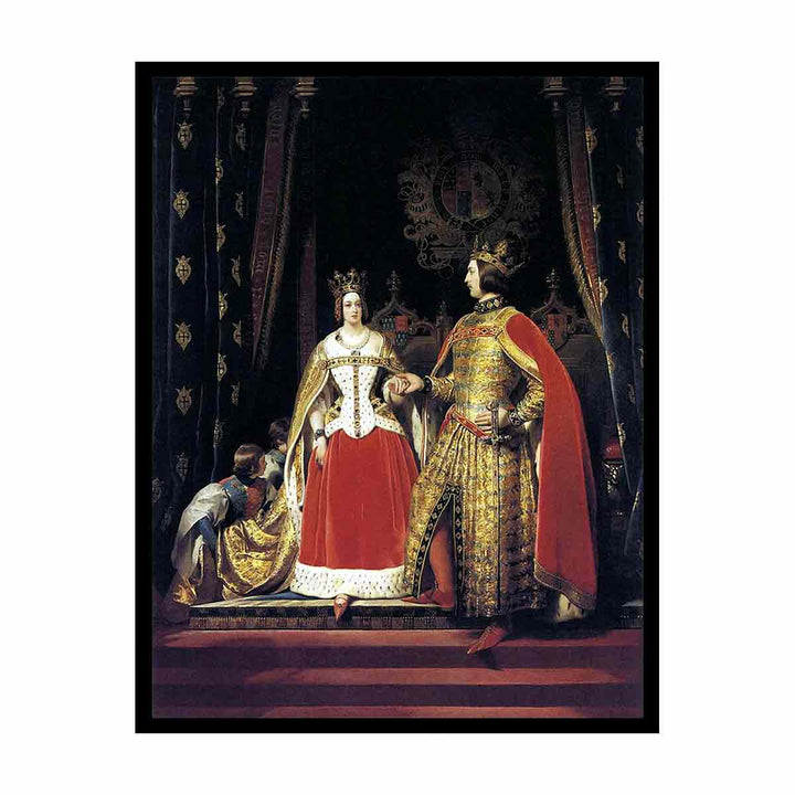 Queen Victoria and Prince Albert at the Bal Costumé of 12 May 1842