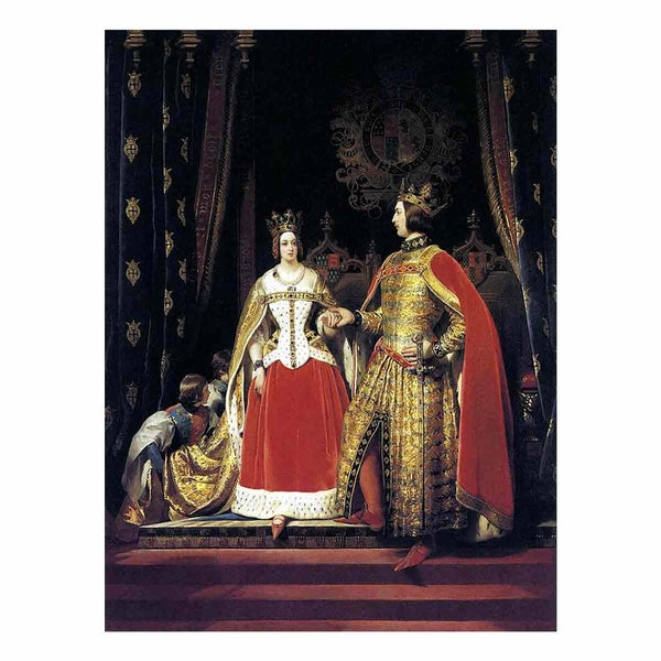 Queen Victoria and Prince Albert at the Bal Costumé of 12 May 1842