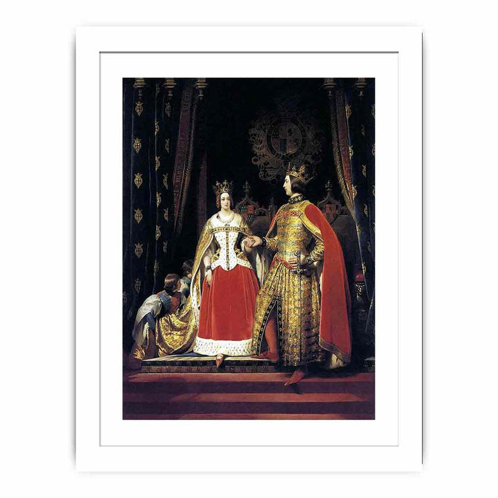 Queen Victoria and Prince Albert at the Bal Costumé of 12 May 1842