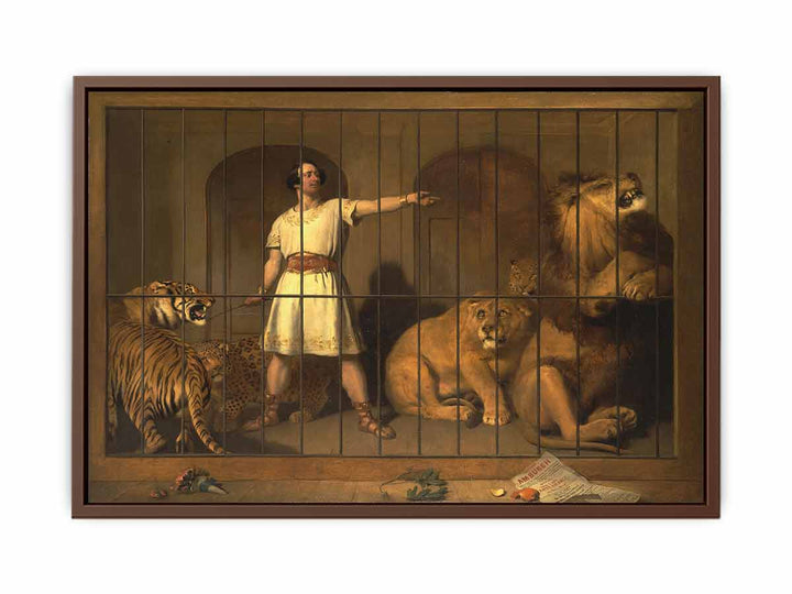 Portrait of Mr. Van Amburgh, As He Appeared with His Animals at the London Theatres