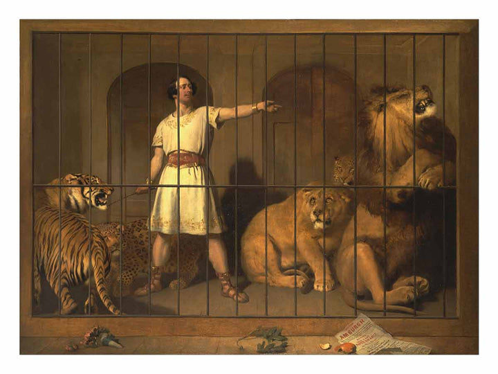 Portrait of Mr. Van Amburgh, As He Appeared with His Animals at the London Theatres