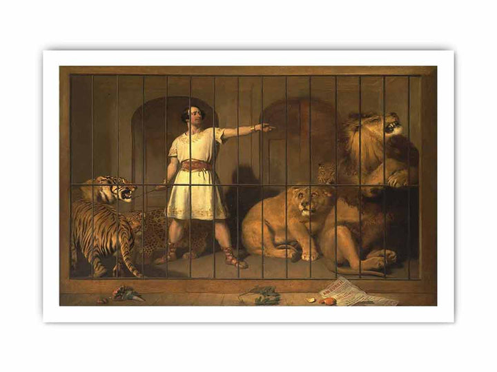 Portrait of Mr. Van Amburgh, As He Appeared with His Animals at the London Theatres