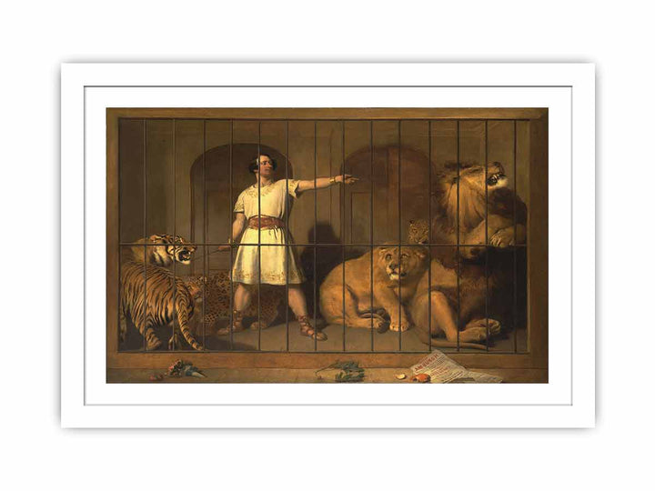 Portrait of Mr. Van Amburgh, As He Appeared with His Animals at the London Theatres