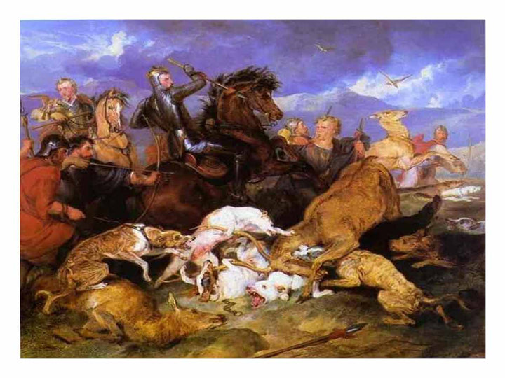 Sir Edwin Landseer The Hunting of Chevy Chase