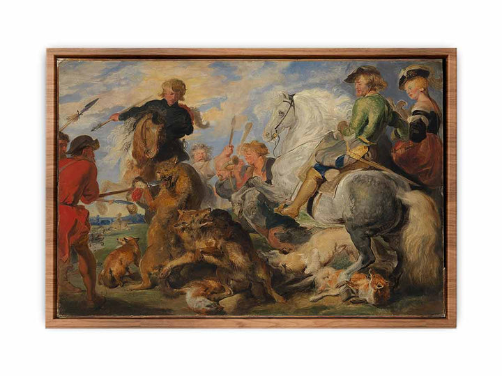 Copy after Rubens's "Wolf and Fox Hunt"