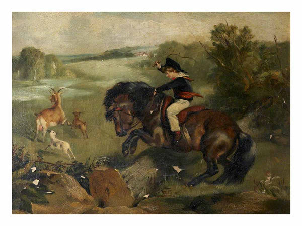  Lord Alexander Russell (1821-1907), on his pony 'Emerald' (after Landseer )