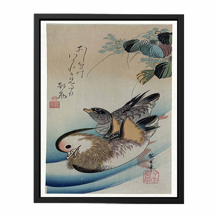 Two Mandarin Ducks