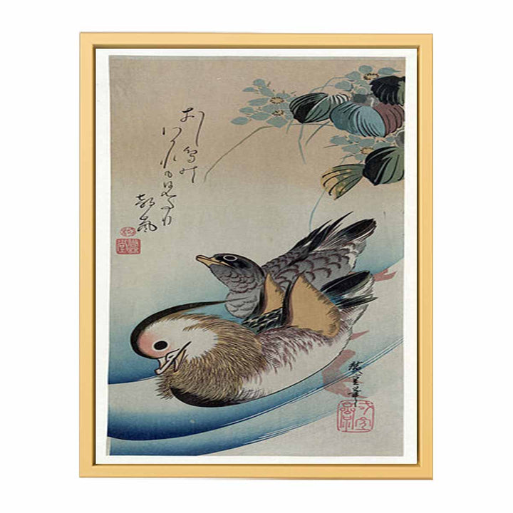 Two Mandarin Ducks