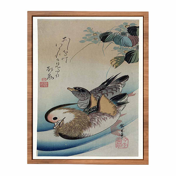 Two Mandarin Ducks