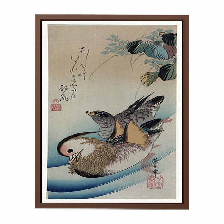 Two Mandarin Ducks